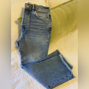 Free People High-Rise Slim Cropped Jeans